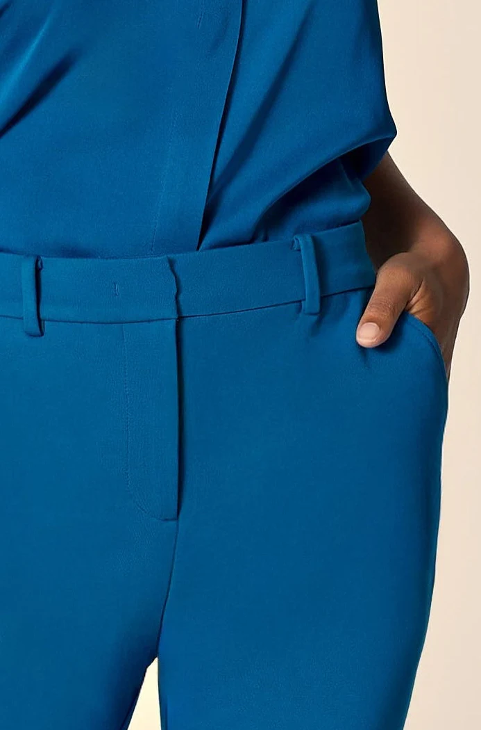 The Eloise Trouser Peacock Blue - Image 2