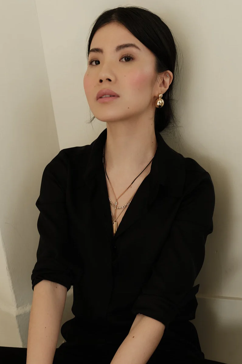 The Grace Silk Long Sleeve Blouse Black - Image 2
