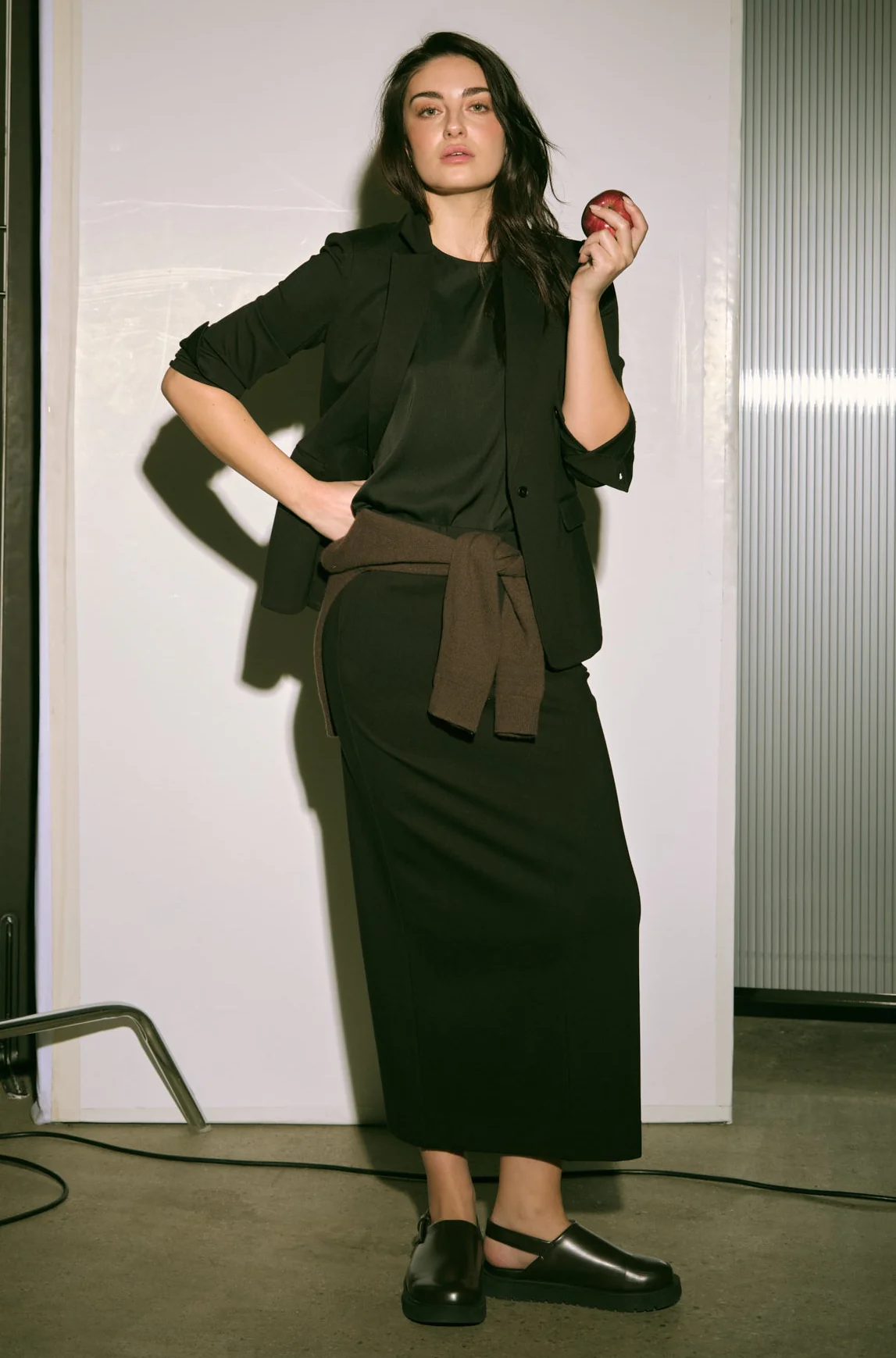 The Julia Trouser Skirt Black